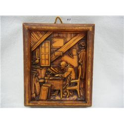 German Beeswax Wall Plaque