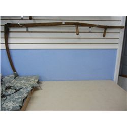 Wood Handled Grass Scythe