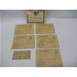 5 War Ration Books
