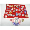 Image 2 : Misc. Political Buttons: Nixon, Goldwater/Miller, FDR, Truman/Barkley, and Others