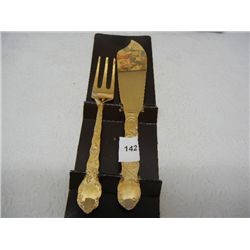 Scandia Guld 24 Carat Gold Plated Serving Utensils