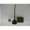 Image 1 : Tin Cigarette Case, Oil Can, and Compass