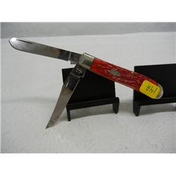 Case XX  2 Bladed Folder, 6207 SS Red Handles