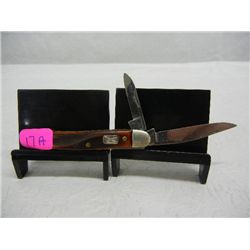 Anvil 2 Bladed Folder , 2 In. Blade Pocket Knife