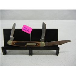 Old Timer Schrade 3 Bladed Folding Pocket Knife