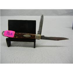 Western 2 Bladed  Folding Pocket Knife, # 292