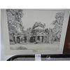 Image 2 : 2 Limited Edition Etchings of Homes of the US Presidents: Thomas Jefferson and Ulysses S Grant