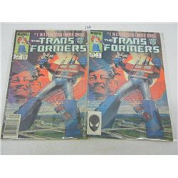 (2) Copies of Transformers 75¢ Comic, #1 in Four Issue Limited Series, Sep 1984