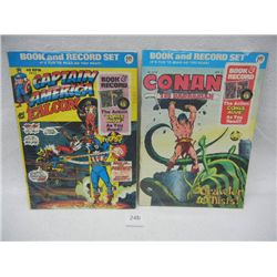 Captain America & The Falcon $1.49 Comic and Conan: The Barbarian $1.49 Comic
