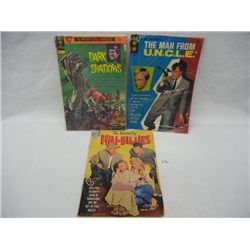 The Man From U.N.C.L.E. and The Beverly Hillbillies 12¢ Comics and Dark Shadows 20¢ Comic