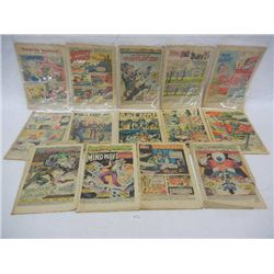 14 Misc. Comic Books, Missing Covers