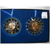 Image 1 : (2) 2000 US Mint Sacagawea Dollar Ornaments