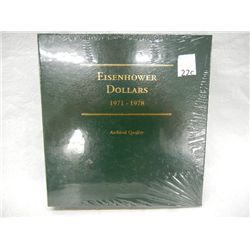 Eisenhower Dollars Portfolio, 1971-1978, Archival Quality, NIP