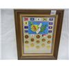 Image 1 : Framed Historical 13 Colonies Collection, by The Kennedy Mint