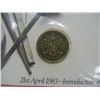 Image 2 : First Day of Issue of UK £1 Coin, 21 April 1983