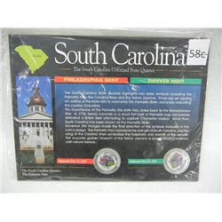2000-P&D South Carolina Colorized State Quarter Set