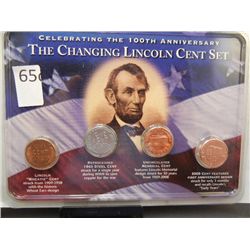 100th Anniv. Lincoln Coin Set