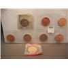 Image 1 : (7) Bronze Comm. Coins and (1) Clad Coin