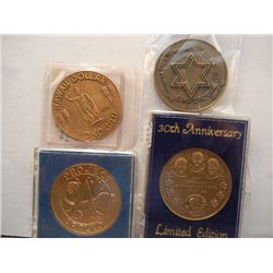 (4) Comm. Coins