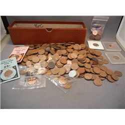 Lincoln Wheat & Memorial Cents, Mixed Dates, 1920s, '30s, '40s, and '50s