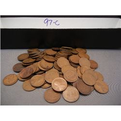 Lincoln Wheat Cents, Mixed Dates, 1909-1919