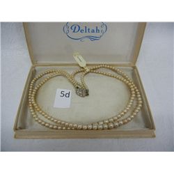 2 Strand Pearl Necklace