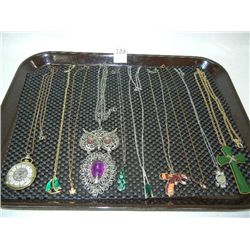 Lot of 10 Fashion Necklaces