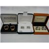 Image 1 : 3 Pairs of Cuff Links: Status, Roundtree & Yorke, and 1 Unmarked