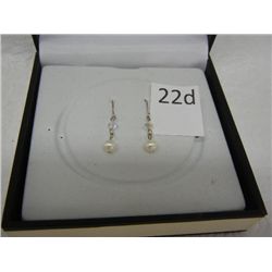 Sterling Earrings w/ Crystalized Swarovski Elements