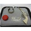 Image 1 : Hi-Ker Yo-Yo, Cuff Bracelet, Vintage Mini Cat & Dog Ball Point Pens w/ Original Case, need ink, and 