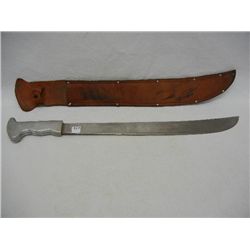 Legitimus Machete, No. 30, Made in US by Collins & Co., w/ Leather Sheath