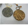 Image 2 : German Kaiser Wilhelm Pendant, 1938 German Swastika Pin, and Misc. Chain