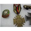 Image 2 : (2) Iron Cross Medals, Swastika and Crossed Swords Pin, and Non Cedo Ferio w/ Sunburst Pin
