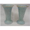 Image 2 : Pair of 22 Carat Hand Decorated Goldcraft Vases