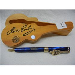 Elvis Presley Ink Pen w/ Guitar Shaped Box