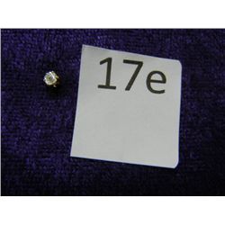 14k Gold and Diamond Stud Earring