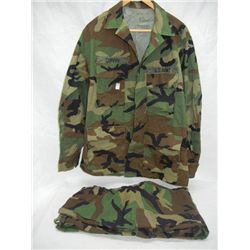 Woodland Camo Pants and Shirt