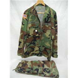 Woodland Camo Pants and Shirt