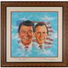 Image 1 : Ronald Reagan and George Bush