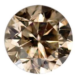 IGITL Cert. 0.12 CTW Round Diamond, Brown