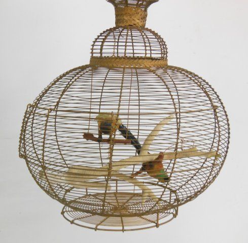 Wire Onion Faux Dome Bird Cage