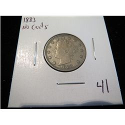 1883 No Cents Liberty Nickel