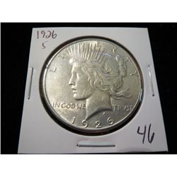 1926S Peace Silver Dollar