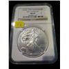 Image 1 : 2011 American Silver Eagle - NGC MS69 25th Anniversary