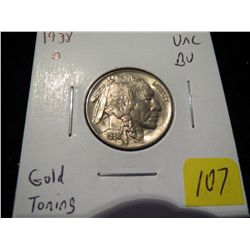 1938D Buffalo Nickel - UNC
