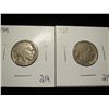 Image 1 : Buffalo Nickels: 1919 & 1920