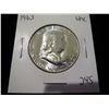 Image 1 : 1963 Franklin Half Dollar - UNC