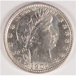 1901 BARBER QUARTER AU-58