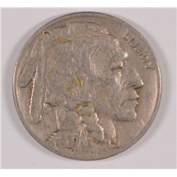 1937-D BUFFALO NICKEL 3 LEGS, VF