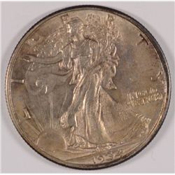 1934-S WALKING LIBERTY HALF DOLLAR, MS-62